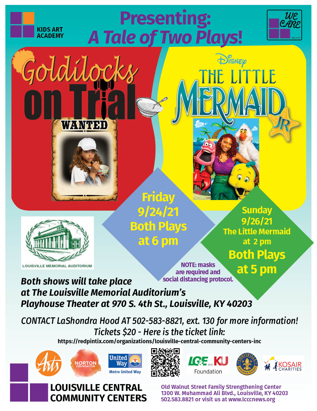 A Tale of Two Plays: Goldilocks on Trial & The Little Mermaid Jr. 