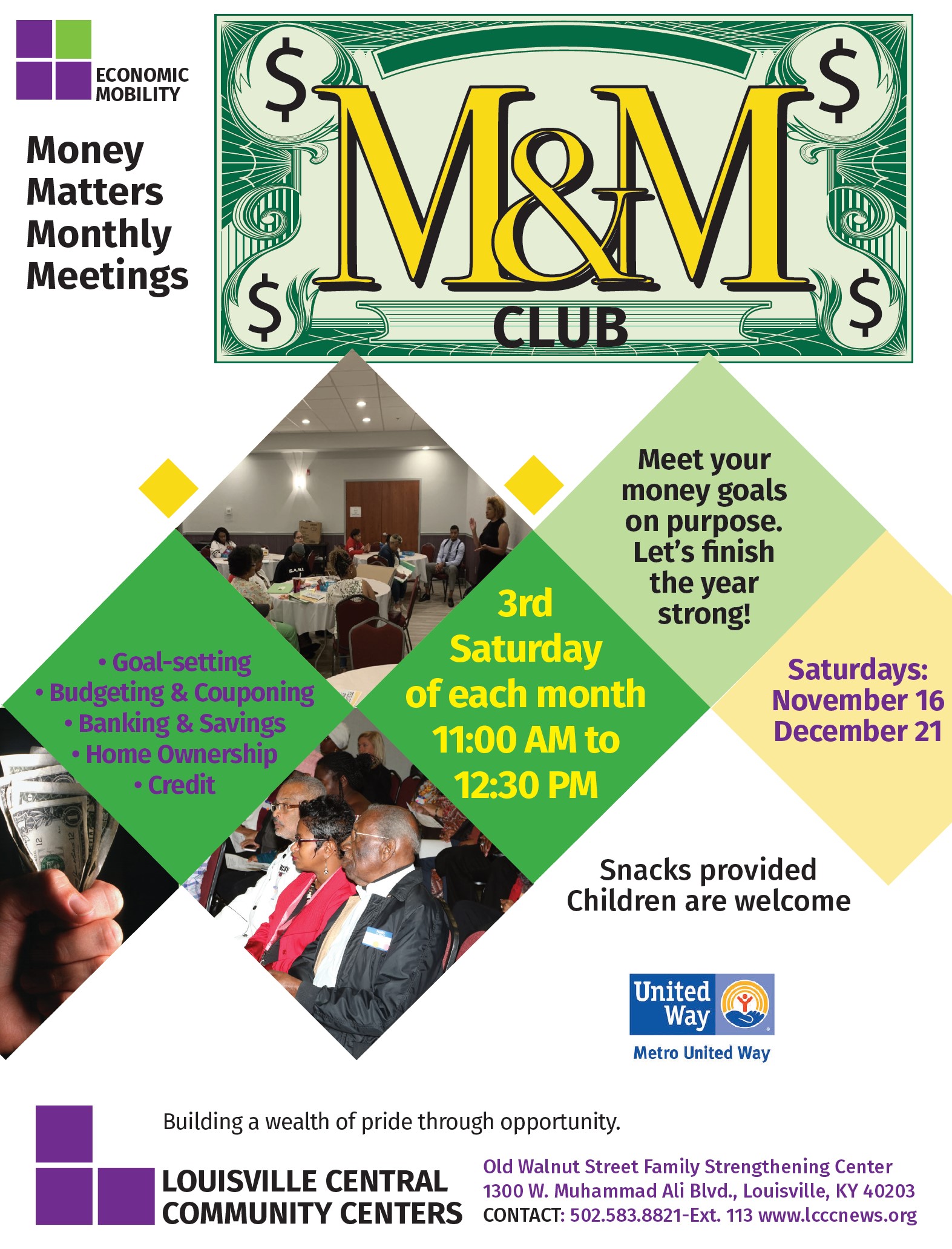M&M Club Monthly Meeting